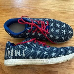 NOBULL Blue and Red Athletic Shoes